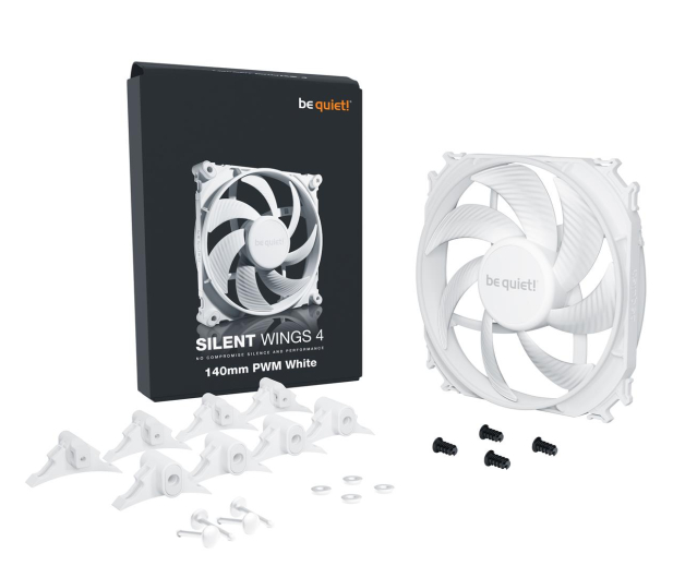 BE QUIET! Silent Wings 4 PWM White 140mm BL116 - 1237249 - zdjęcie 4